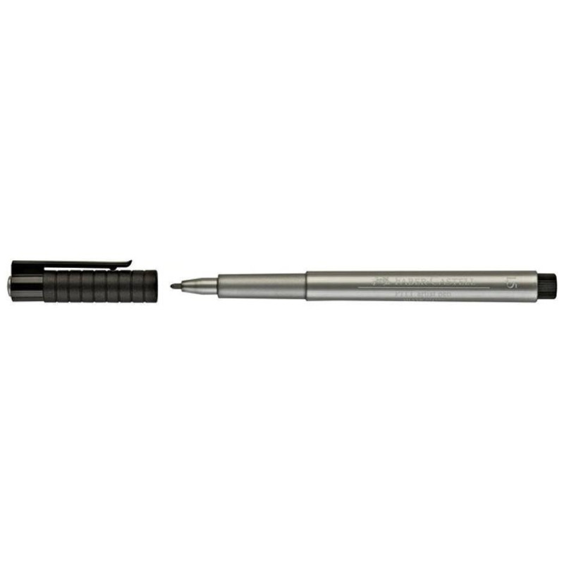 Faber Castell Pitt Artist Pen Brush Drawingstift - 251 Silver