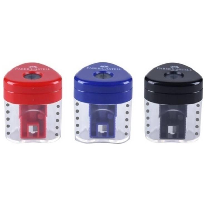 Faber Castell Ξύστρα Mονή 183401 Διάφορα Χρώματα